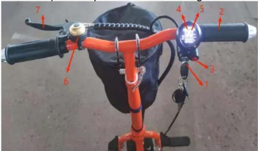 Vevor BL300G-A - Description of the manipulation section: - 1