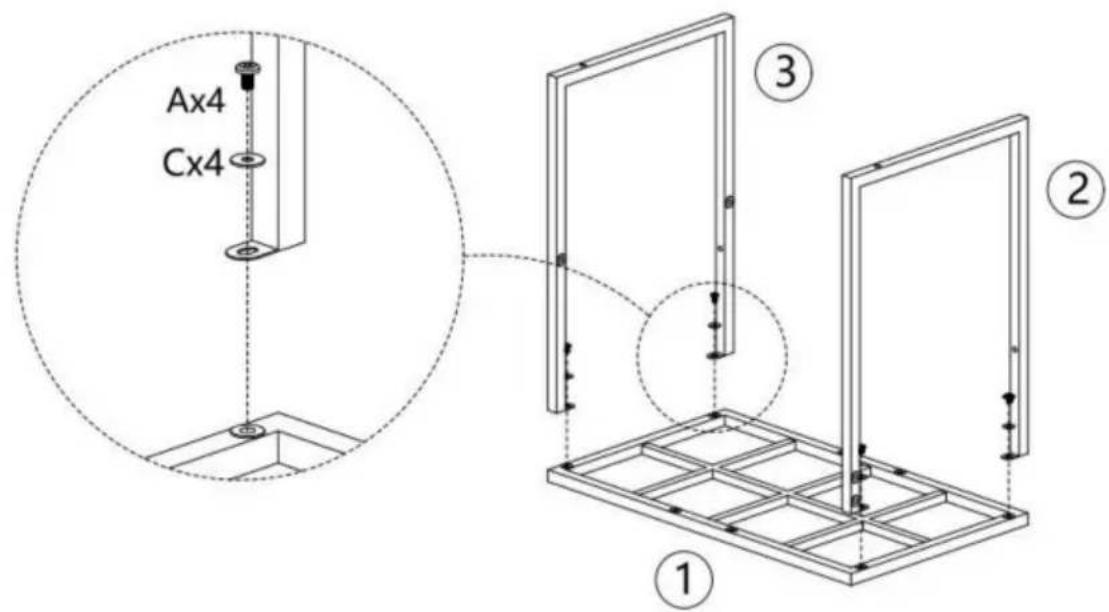 Vevor HT231201B - Installationsvorgang - 1