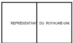 REPRÉSENTANT DU ROYAUME-UNI