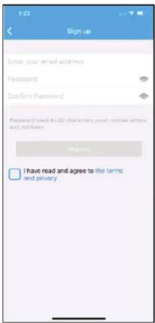 MIDEA MDA22C4WWCM - Create Your Account - 3