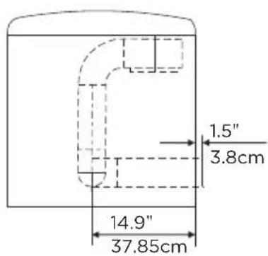 MIDEA MLHE52S7AGG - Dimensions for installation - 2