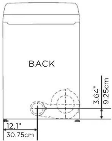 MIDEA MLHE52S7AWW - Dimensions for installation - 1