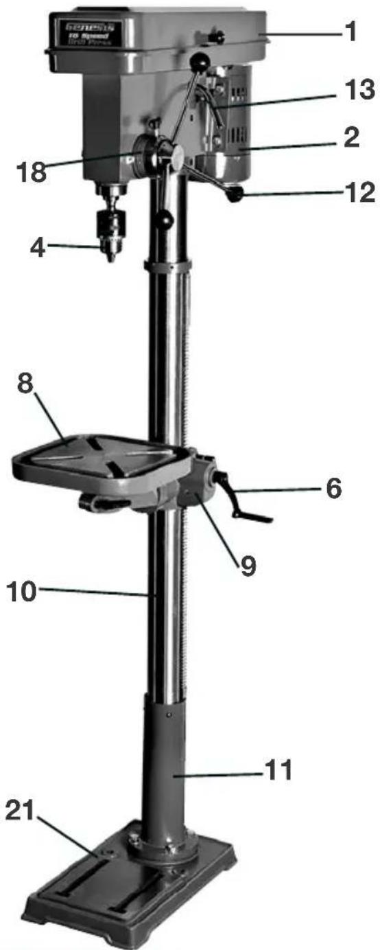 Genesis GFDP160 - VOTrE PErCEUSE À COLOnnE - 4