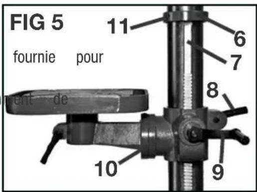 Genesis GFDP160 - Installation de l'ensemble de table. (FIG 4, 5) - 2