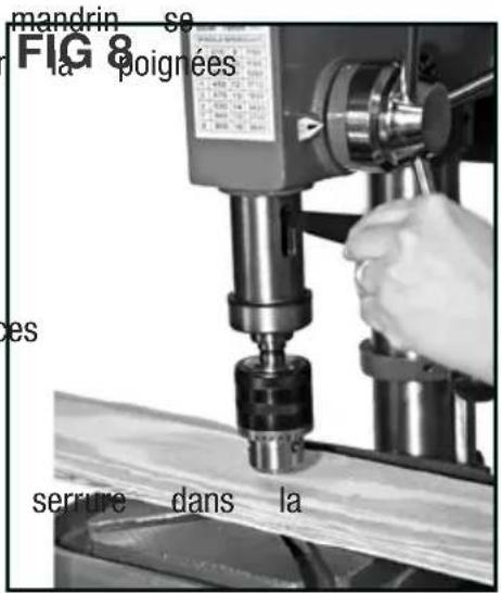 Genesis GFDP160 - Réglage des vitesses et de la tension de la courroie (FIG 9) - 3