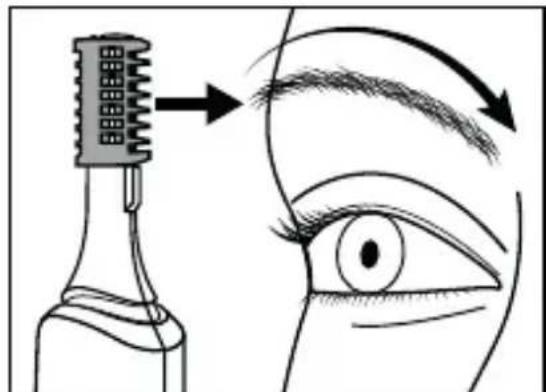 SILVERCREST SPS 1.5 B2 - Using the eyebrow trimmer - 2
