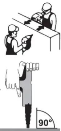 DEWALT DDF2120400 - While being shot into the material, nails can break into multiple parts and cause serious injuries. - 1