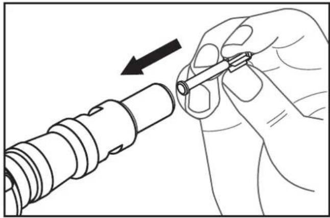 DEWALT DDF2120400 - Inserting the shooting nail - 1