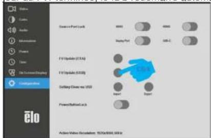 ELO 5054L - Mise à jour du firmware du système (USB) - 5