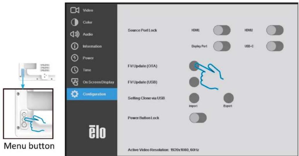 ELO 5054L - Mise à jour du FW du système (OTA) - 1