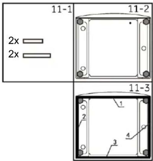 HAIER HW100-B14397EU1 - OPZIONALE: installare cuscinetti per la riduzione del rumore - 1