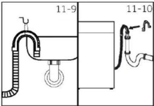 HAIER HW100-B14397EU1 - Manguera de desagüe al fregadero - 1