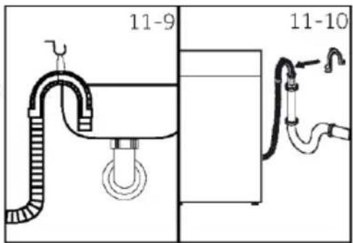 HAIER HW100-B14397EU1 - Ablaufschlauch zum Abwasseranschluss - 1