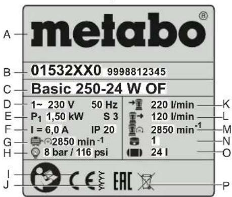 METABO Basic 300-50 - Datos&amp;Tecnicos - 1