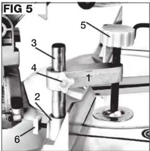 Genesis GMS1015LC - CHANGING THE SAW BLADE (FIG 6, 7, 8, 9) - 3