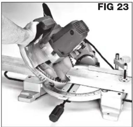 Genesis GMS1015LC - BEVEL CUTTING (FIG 23) - 2