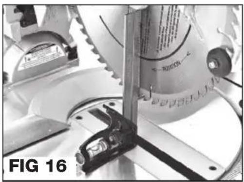 Genesis GMS1015LC - Pour régler l'arrêt fixe de biseau à 0° - 4