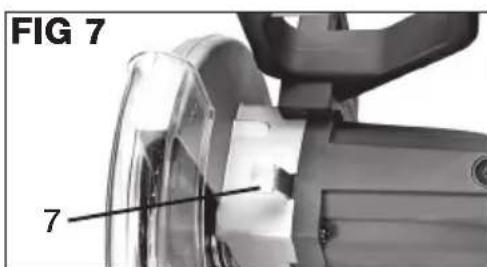 Genesis GMS1015LC - CHANGING THE SAW BLADE (FIG 6, 7, 8, 9) - 5