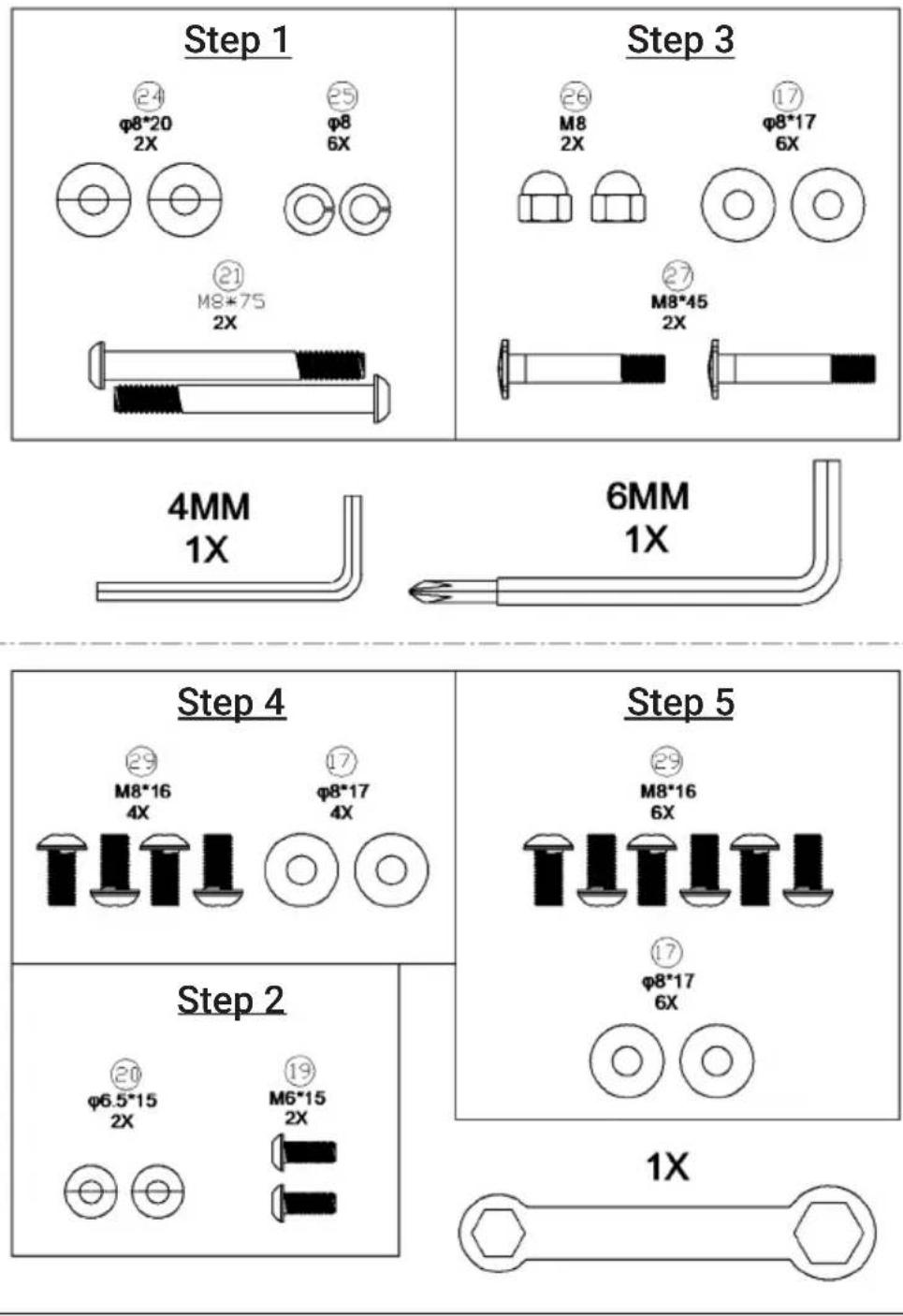 Capital Sports Themis - INDIVIDUAL PARTS AT A GLANCE - 2