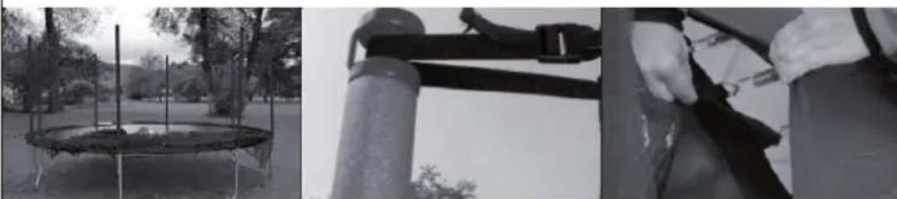 Klarfit Rocketstart 366 - MONTAGGIO DELLA RETE DI SICUREZZA - 3