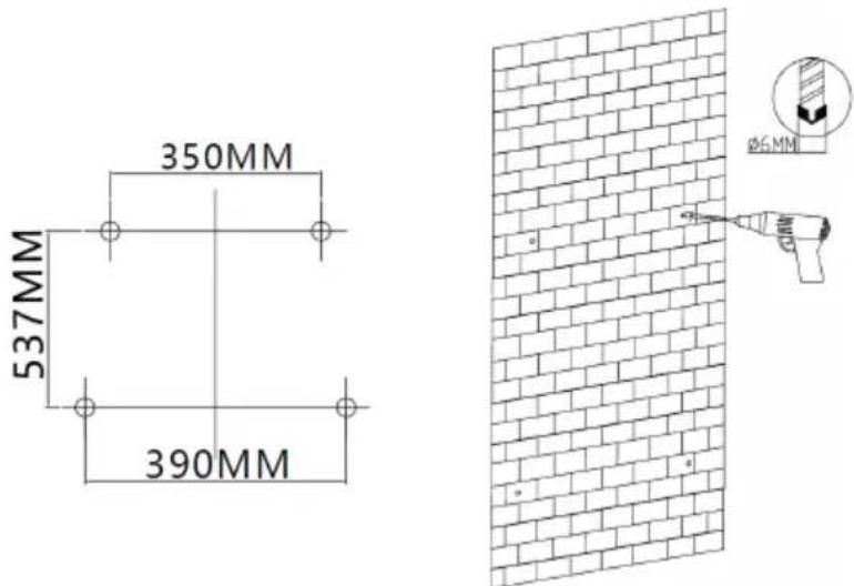 Klarstein Hot Spot Crystal Flow - Wandmontage - 2