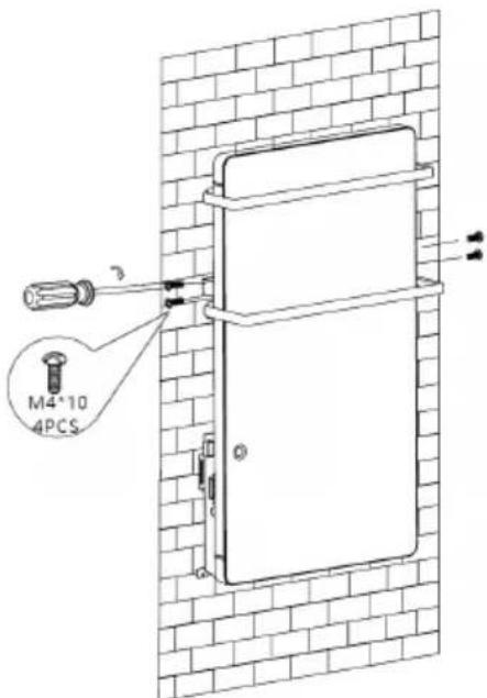 Klarstein Hot Spot Crystal Flow - Fijar el calentador a la pared - 6