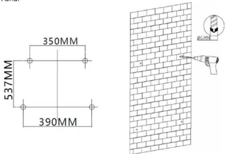Klarstein Hot Spot Crystal Flow - Befestigung des Heizkörpers an der Wand - 2