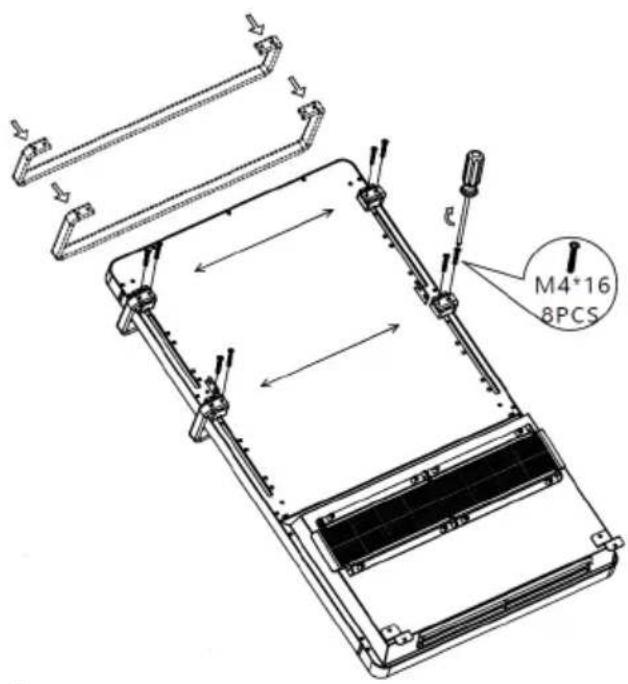 Klarstein Hot Spot Crystal Flow - Fixation of the heater on wall - 6