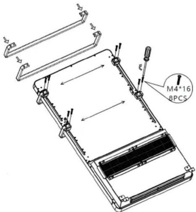 Klarstein Hot Spot Crystal Flow - Befestigung des Heizkörpers an der Wand - 6