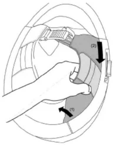 Schuberth S3 - Rimozione delle guance - 1