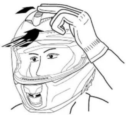Schuberth S3 - VENTILATION SYSTEM 4 - HEAD VENTILATION - 1