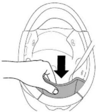 Schuberth S3 - Instalación de la almohadilla para el cuello - 1