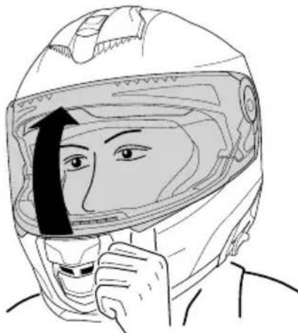 Schuberth S3 - ABRIR EL VISOR - 1