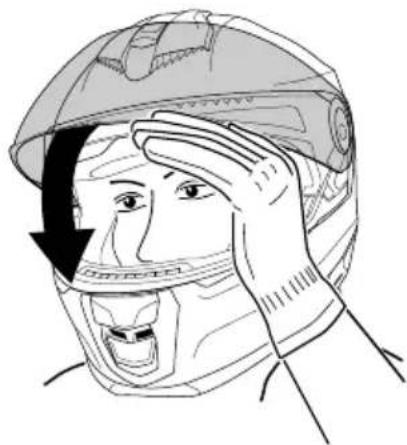 Schuberth S3 - SCHLIESSEN DES VISIERS - 1