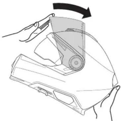 Schuberth S3 - Démontage de la visière - 1