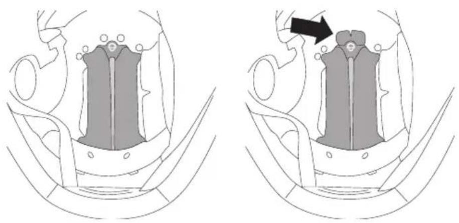 Schuberth S3 - VENTILATION 4 - AÉRATION DE LA TÊTE - 2