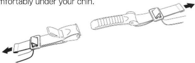 Schuberth S3 - ADJUSTING THE CHINSTRAP - 1