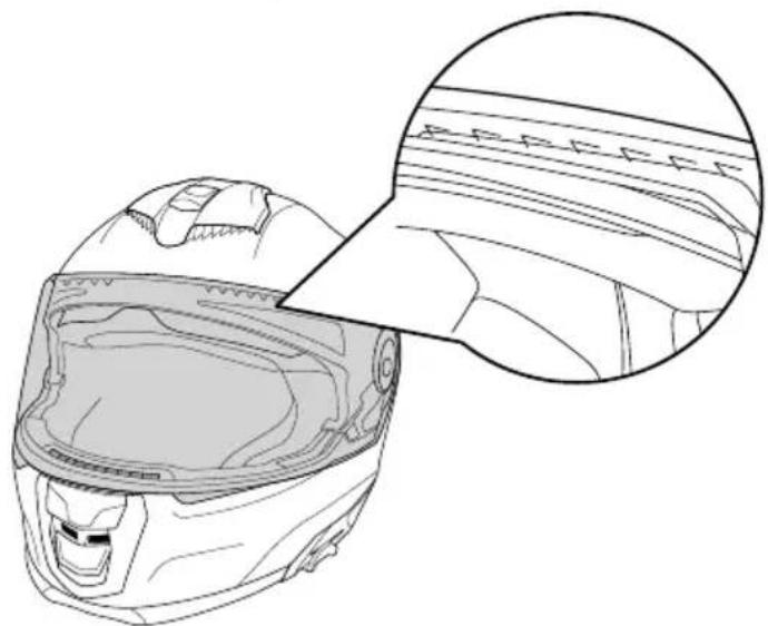 Schuberth S3 - Turbulators - 1