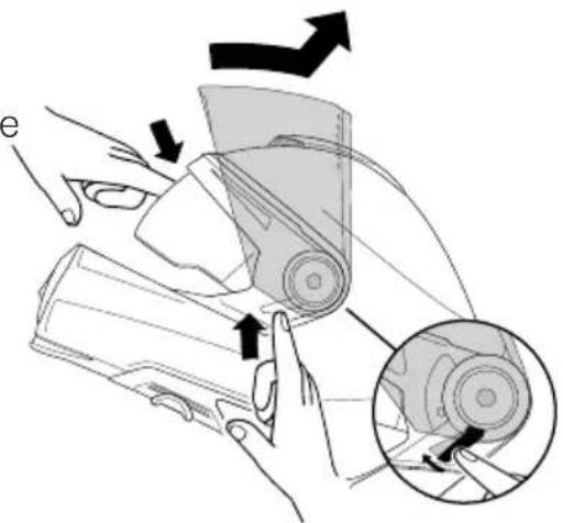 Schuberth S3 - Smontaggio della visiera - 2