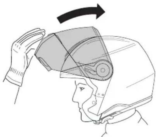 Schuberth Concept - OPENING THE CHIN BAR - 2