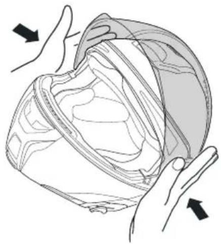 Schuberth Concept - Installing the visor - 1