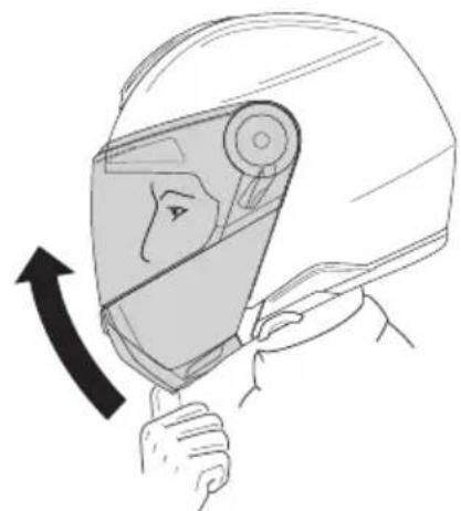 Schuberth Concept - OPENING THE CHIN BAR - 1