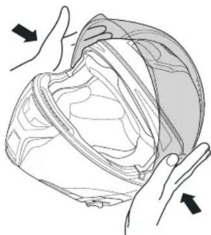 Schuberth Concept - Montaje del visor - 1