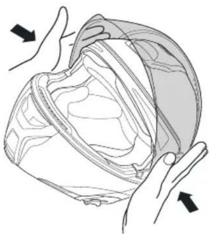 Schuberth Concept - Démontage des écrans - 3