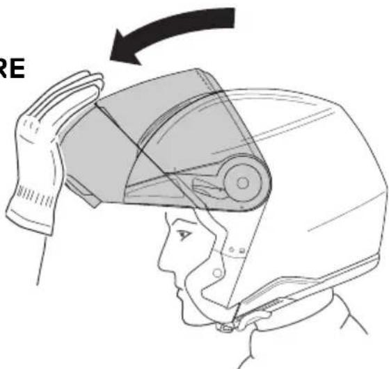 Schuberth Concept - OUVERTURE DE LA MENTONNIÈRE - 4