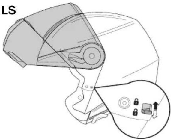 Schuberth Concept - VER- UND ENTRIEGELN DES KINNTEILS - 1