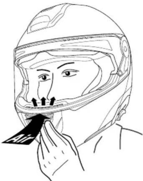 Schuberth Concept - VENTILACIÓN 2 - DISPOSITIVO DE VENTILACIÓN EN BARBILLA (ventilación visor) - 1