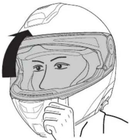 Schuberth Concept - ÖFFNEN DES VISIERS - 1