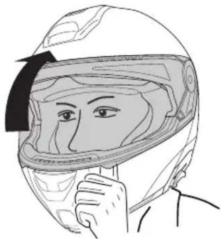 Schuberth Concept - OUVERTURE DE LA VISIÈRE - 1