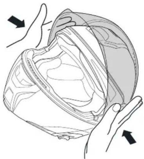 Schuberth Concept - Visierscheiben-Einbau - 1